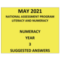2021 ACARA NAPLAN Numeracy Answers Year 3